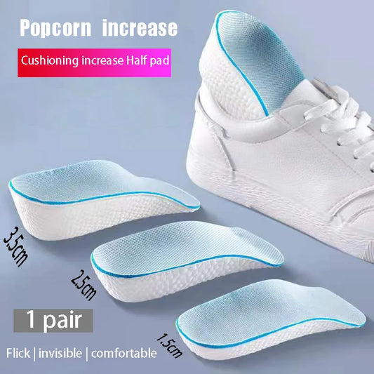 Height Increasing Insoles Memory Foam Arch Support Heel Lift 1.5–3.5cm