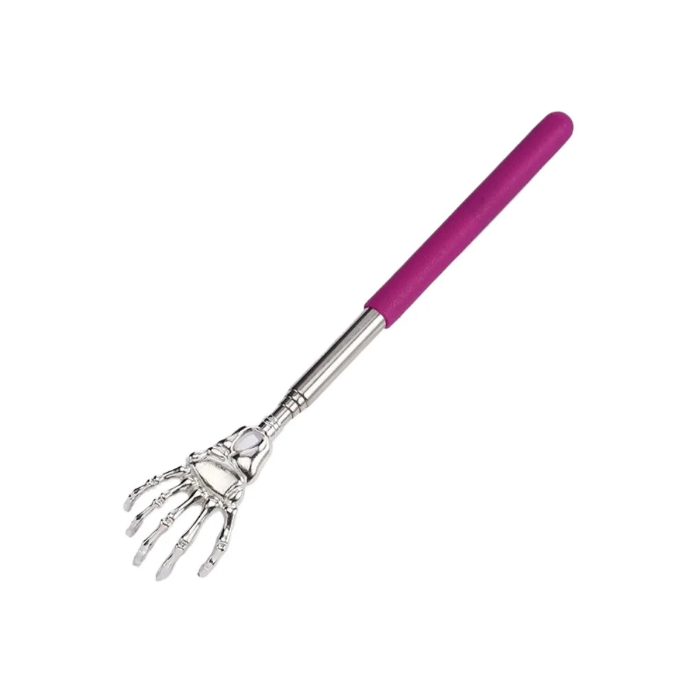Extendable Back Scratcher, Telescoping Stainless Steel Long Handle