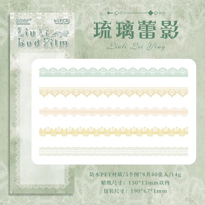 Scrapbook Stickers 40-Piece Set