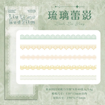 Scrapbook Stickers 40-Piece Set