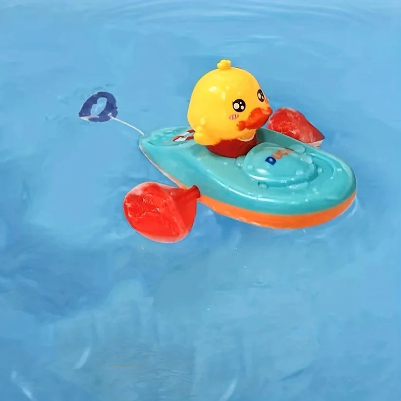 Duck Kayak Toy – Yellow Duck Bath & Pool Water Toy