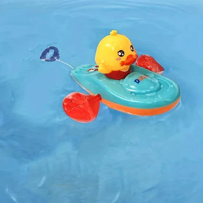 Duck Kayak Toy – Yellow Duck Bath & Pool Water Toy