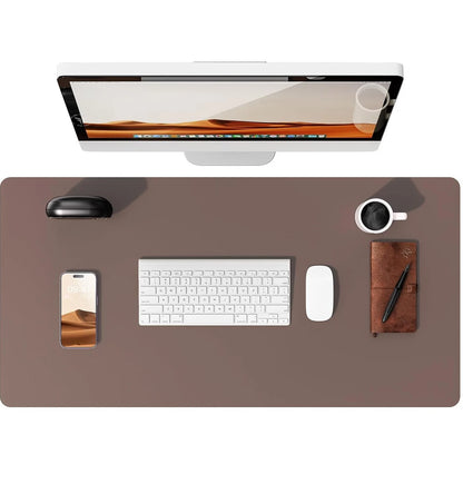 Large Desk Mat – PU Leather Mouse Pad & Desk Protector
