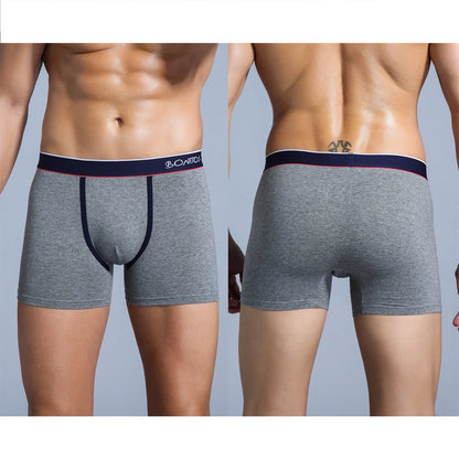 Men’s Cotton Boxer Shorts – Soft 4-Piece Underwear Set