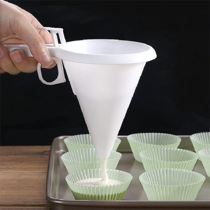 Adjustable Baking Funnel Batter Dispenser for Pancakes & Pastries