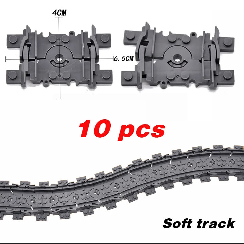 Train Building Set with Flexible Tracks – Railway Model Blocks