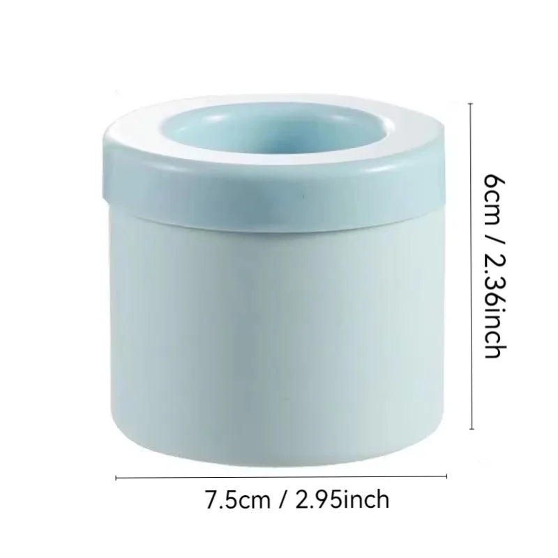 Silicone Ice Cube Mold – Round Reusable Ice Maker Tray