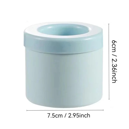 Silicone Ice Cube Mold – Round Reusable Ice Maker Tray