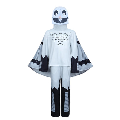 Children Adult Cosplay 99 Nights Forest Deer Owl Clothing 3D Print Cosplay Costume Halloween Carnival Horror Game Dress Up Suit