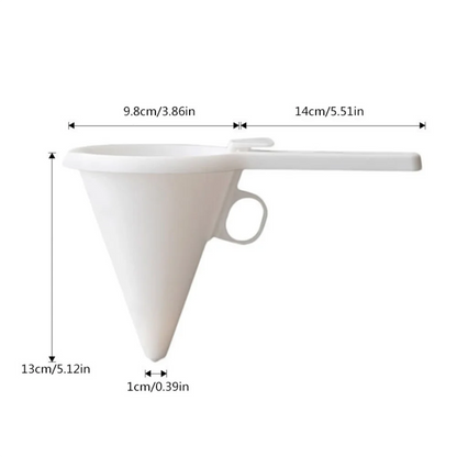 Adjustable Baking Funnel Batter Dispenser for Pancakes & Pastries