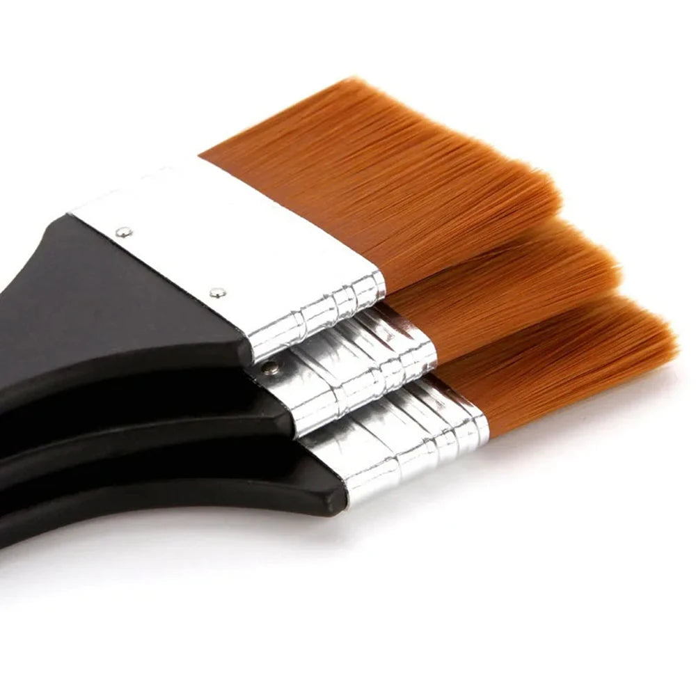 Paint Brush Set 7 Sizes Nylon Art Brushes for Acrylic Watercolor Oil