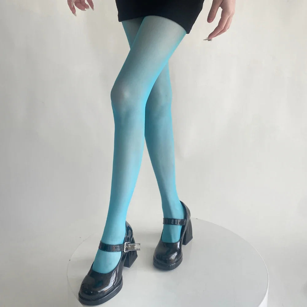 Colorful Tights – Stretch Nylon Fashion Hosiery