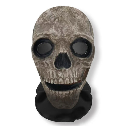 Halloween Ghost Face 3D Mask Balaclava Full Face Elastic Mesh Breathable Skull Headcovers Horror Party Halloween Cosplay Props