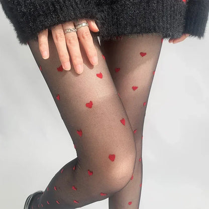 Thigh High Stockings for Women – Lace Black White Socks