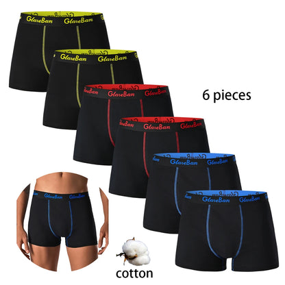 Men’s Boxer Shorts 6 Pack – Soft Cotton Stretch Underwear