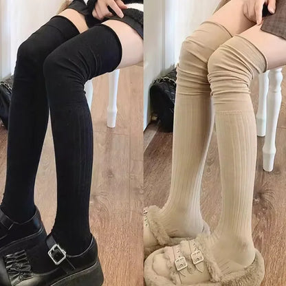 Women’s Thigh High Socks – Warm Knitted Boot Style