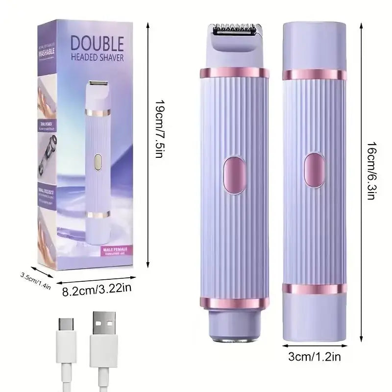 Women's Electric Shaver – 2-in-1 Rechargeable Hair Remove