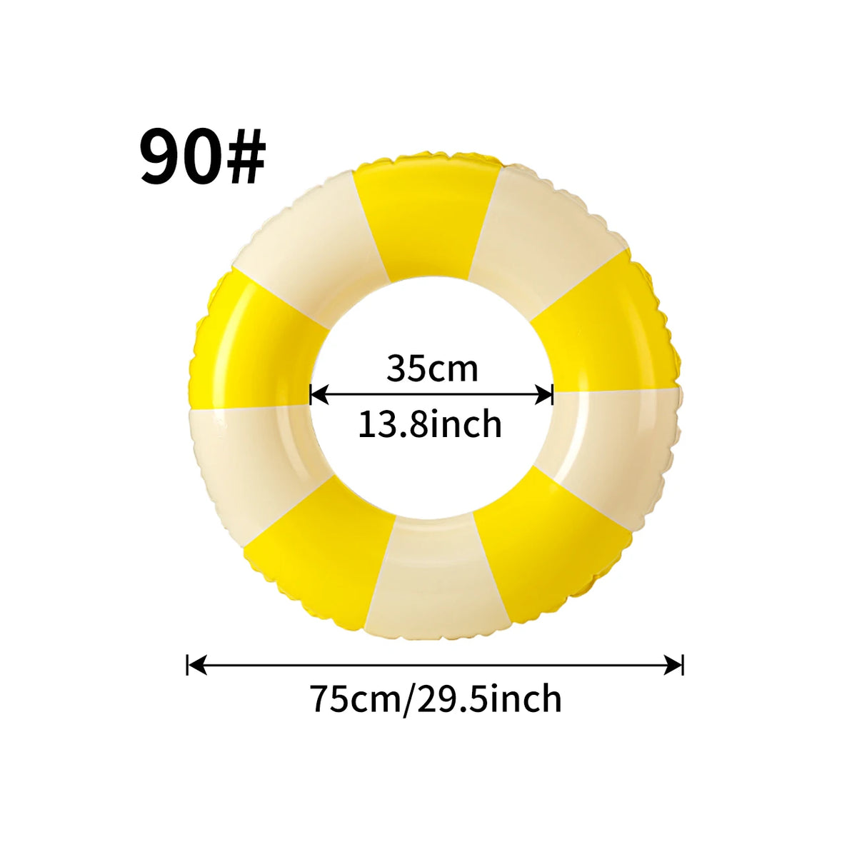 Inflatable Swimming Ring Macaron Pool Float for Summer Pool Parties