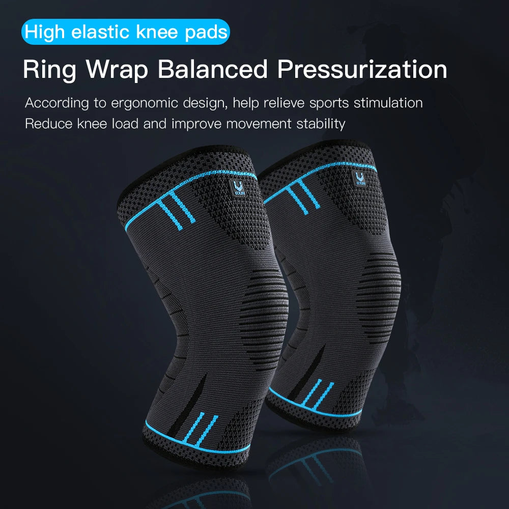 Compression Knee Sleeve Breathable Support for Basketball & Running