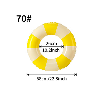 Inflatable Swimming Ring Macaron Pool Float for Summer Pool Parties