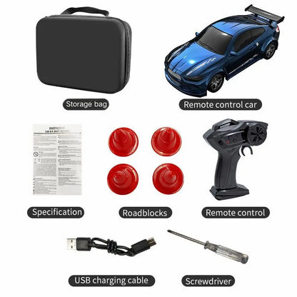 1:64 RC Drift Car – Mini Remote Control Racing Car