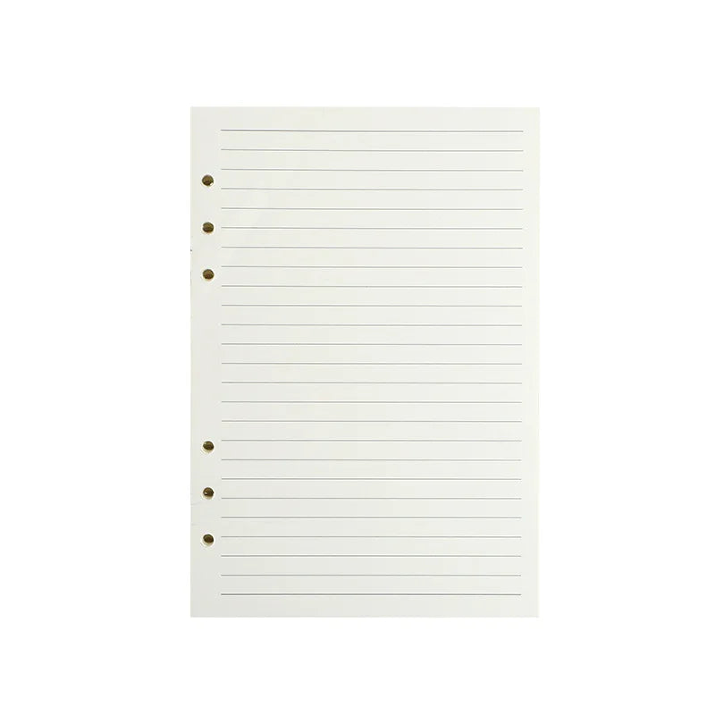 Loose Leaf Notebook Refill – A5 A6 A7 Lined, Blank & Grid Paper