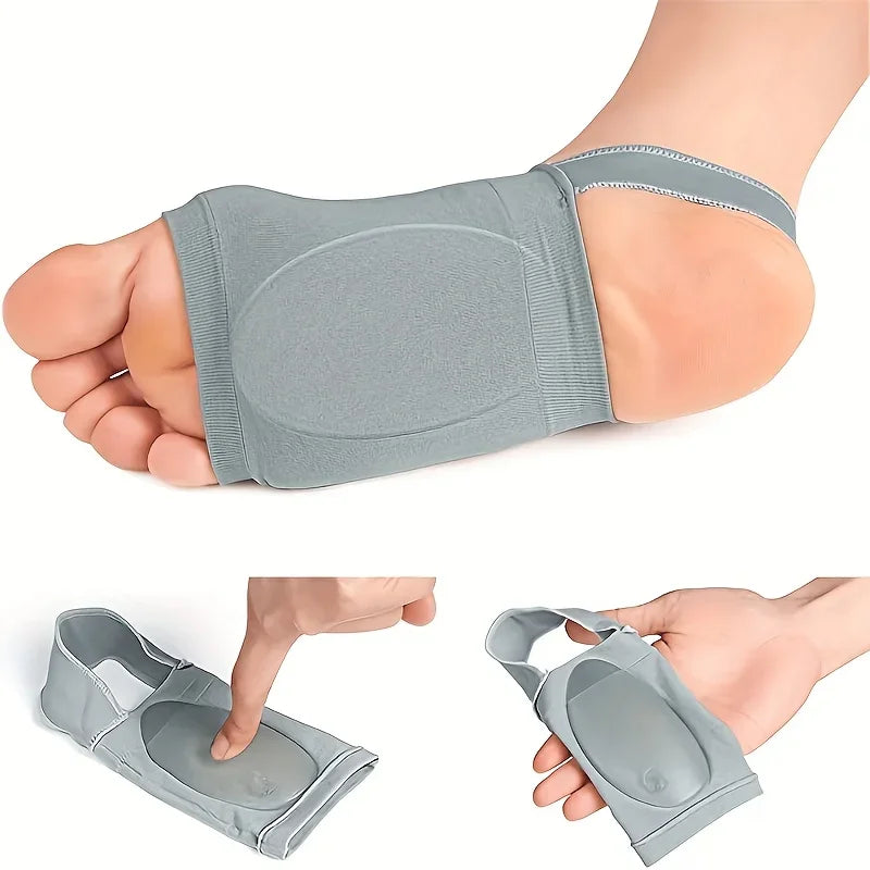 Arch Support Sleeves – Fabric Foot Supports with Gel Pads