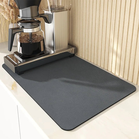 Kitchen Drying Mat Absorbent Dish & Coffee Counter Mat