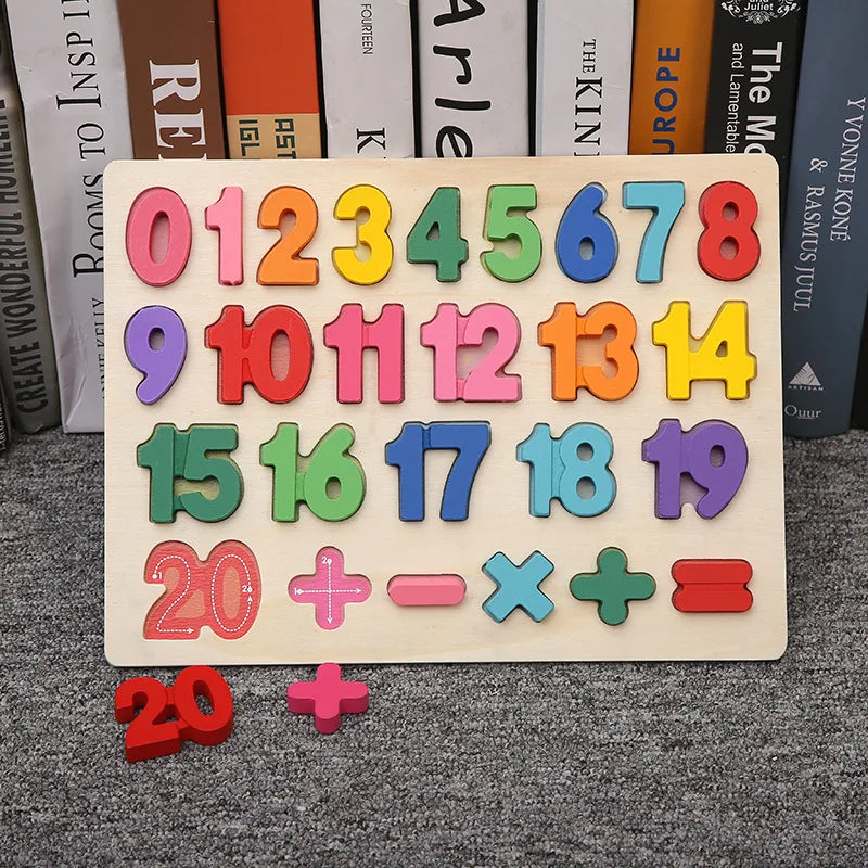Wooden Shape Matching Toy for Kids