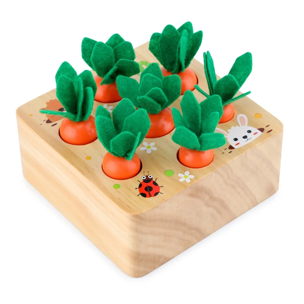 Montessori Wooden Puzzle – Geometry Learning Toy for Kids
