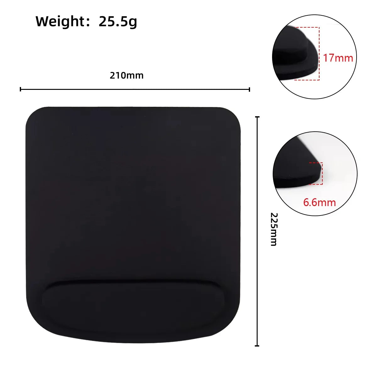 Ergonomic Mouse Pad – Wrist Rest for Office & Gaming