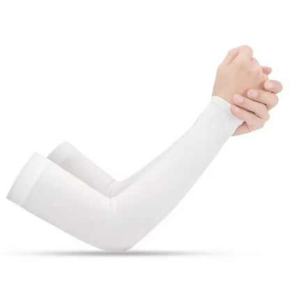 1 Pair of Arm Sleeves for Outdoor Sports UV Protection Cooling Sleeves Summer Running and Fishing Gear