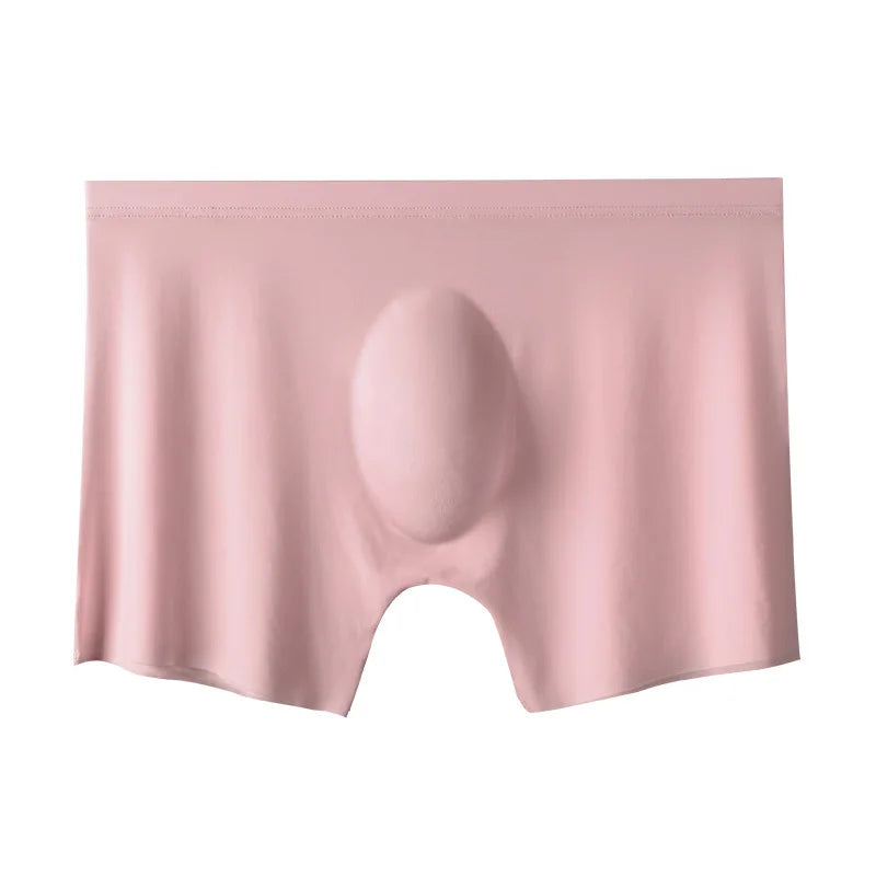 Men’s Boxer Shorts – Seamless Ice Silk Breathable Underwear