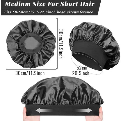 Satin Bonnet for Long Hair Large Silk Sleep Hair Wrap