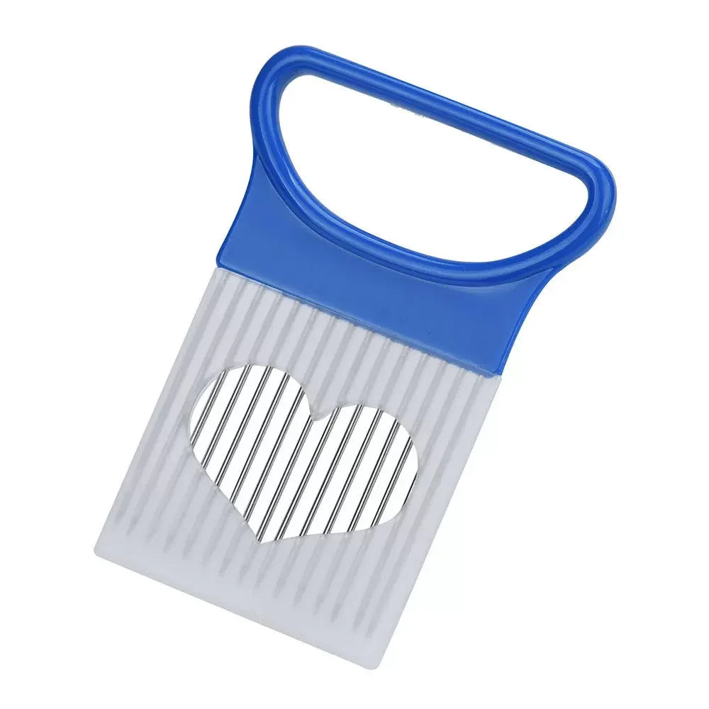 Onion Slicer Stainless Steel Vegetable Cutter & Onion Holder
