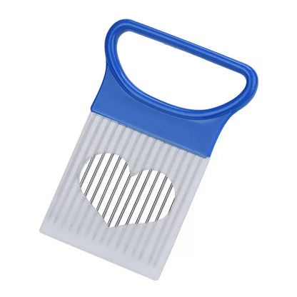 Onion Slicer Stainless Steel Vegetable Cutter & Onion Holder