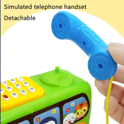Toddler Telephone Toy – Musical Educational Bus Learning Toy