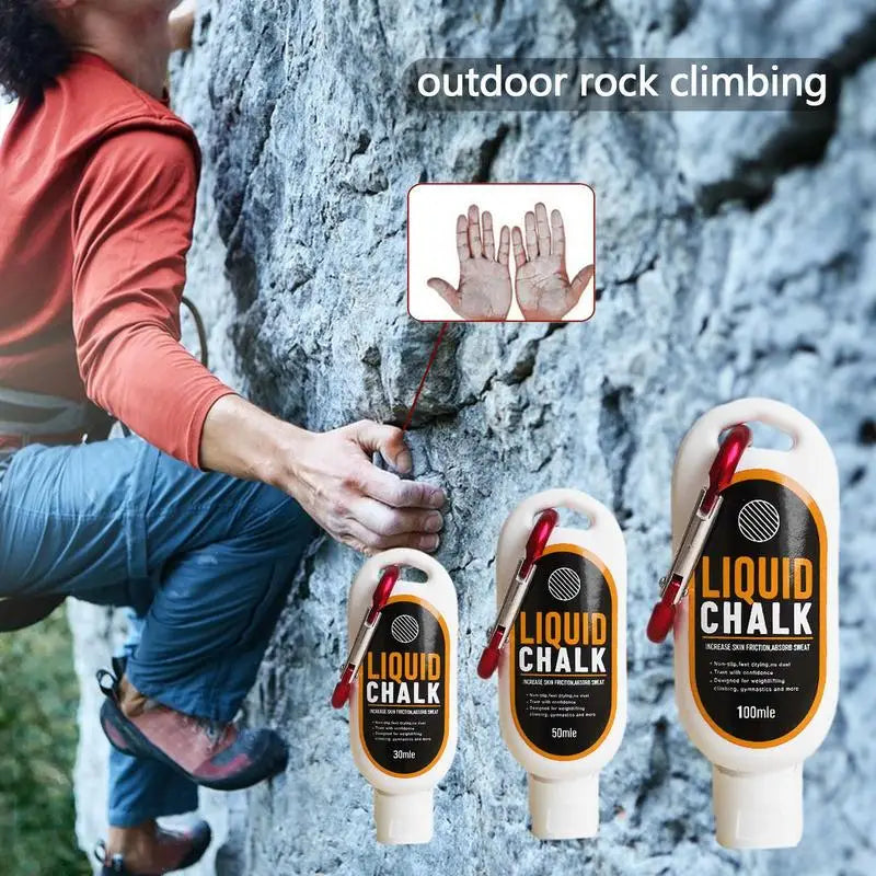 Liquid Chalk Sports Grip Aid for Weightlifting Climbing & Pole