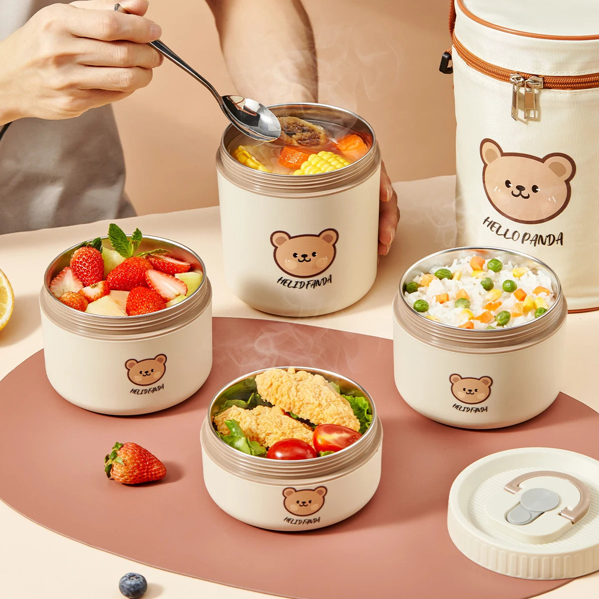 Insulated Stainless Steel Lunch Box