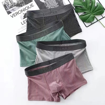 Men’s Cotton Boxer Shorts – Stretch Knit Underwear