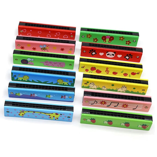 Kids Wooden Harmonica