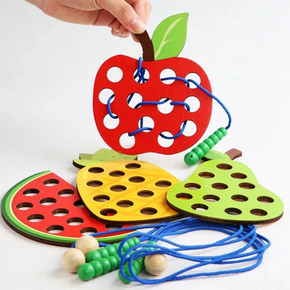 Wooden Lacing Toy