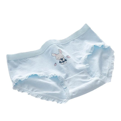 Cotton Panties for Women – Breathable Cartoon Briefs 5-Pack