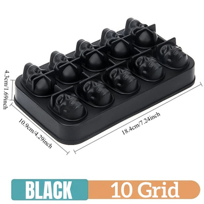Silicone Ice Cube Molds – Spherical Reusable Whiskey Ice Trays