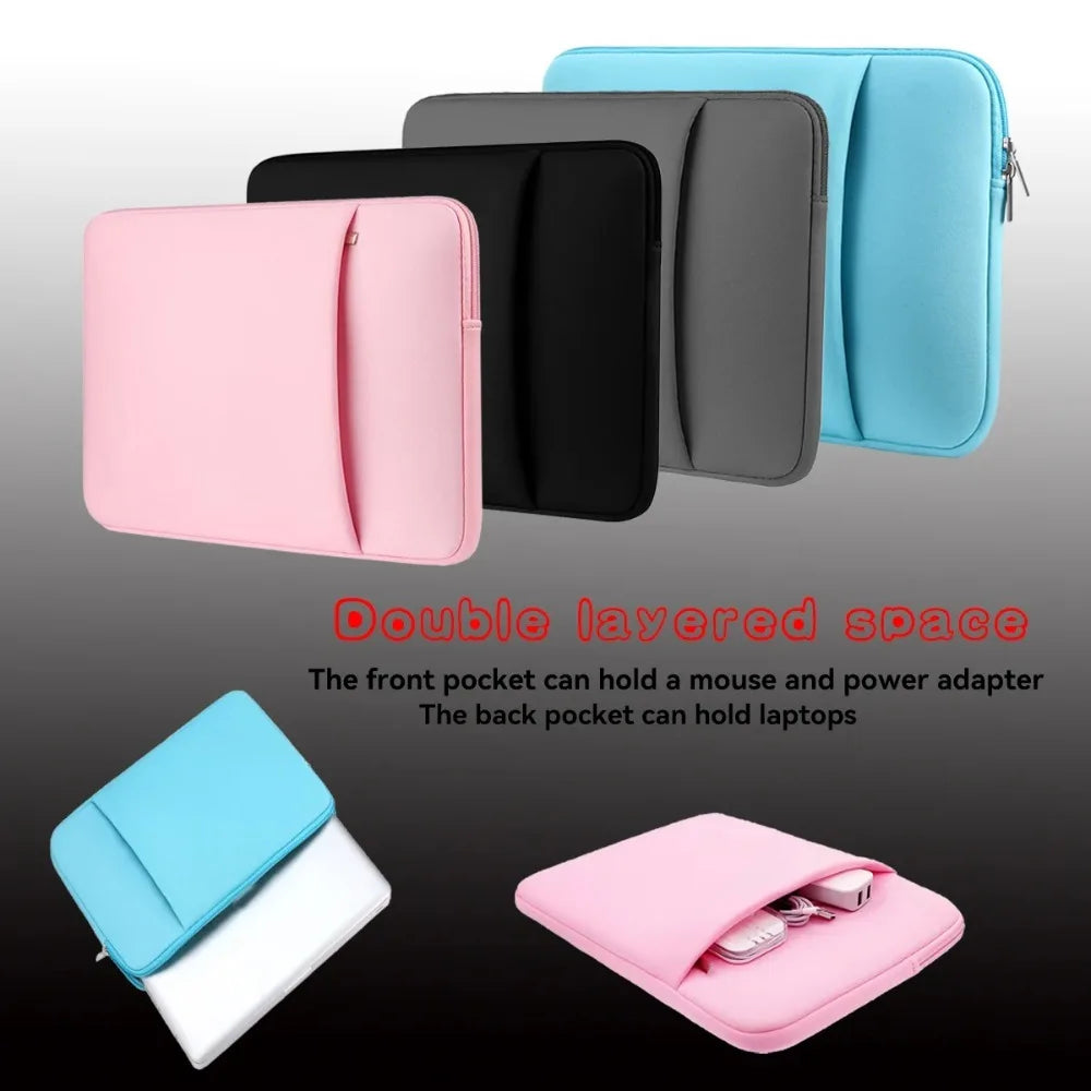 Laptop Sleeve – Protective Computer Case with Front Pocket