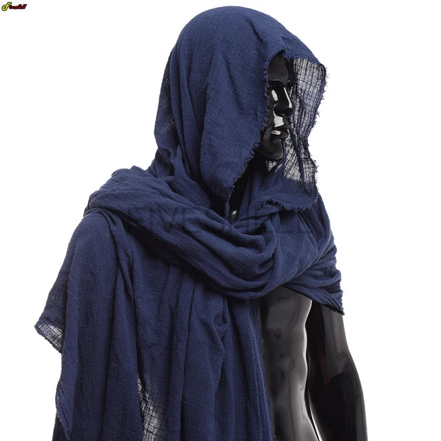 Unisex Halloween Ghost Dementors Cosplay Costume Gothic Horror Zombie Tattered Hooded Capes Day Of The Dead Party Props Cloaks
