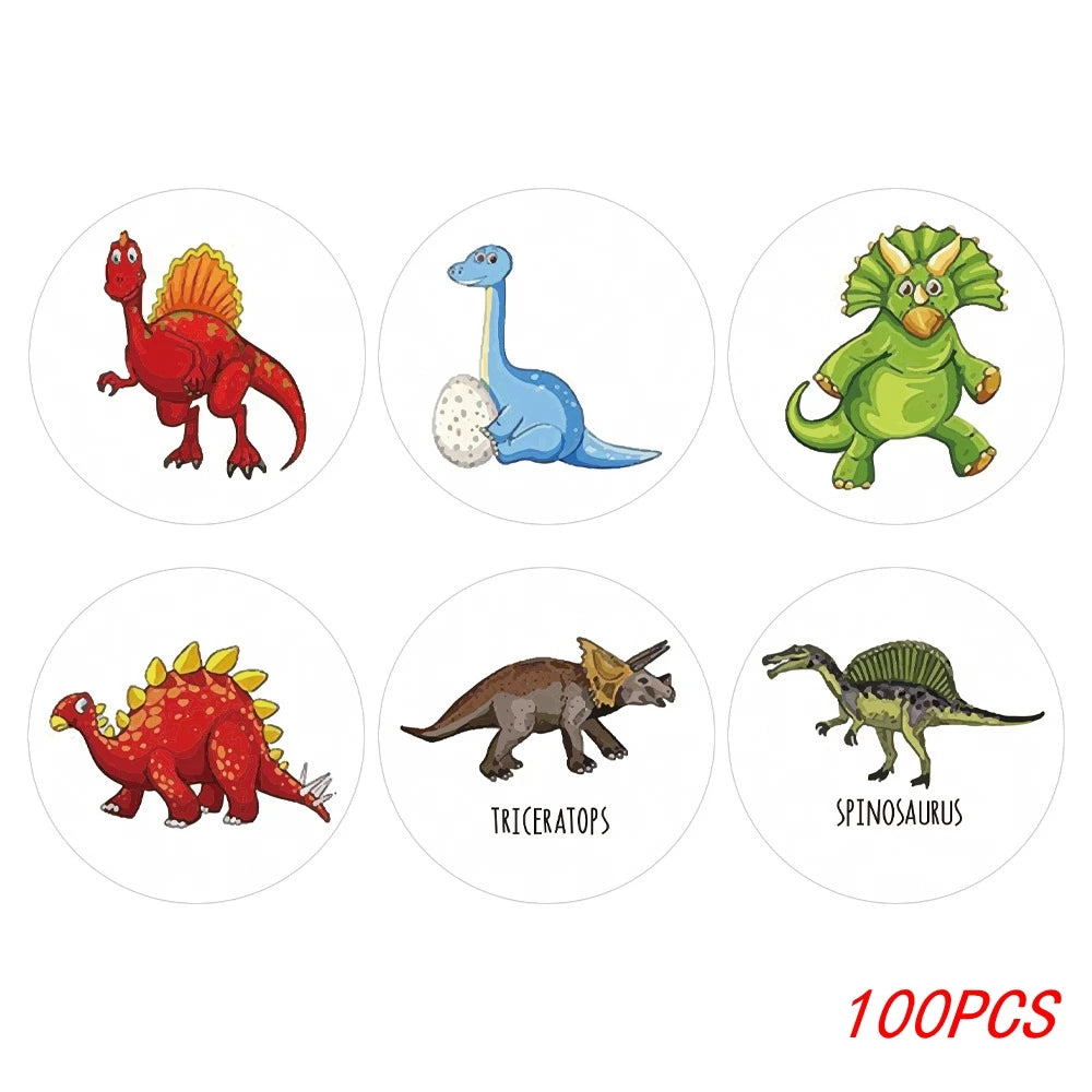 Dinosaur Stickers 100-500 Pack