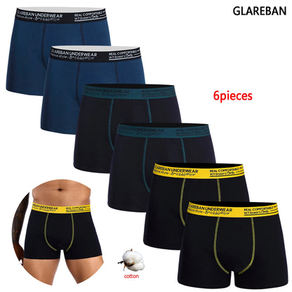 Men’s Boxer Shorts 6 Pack – Soft Cotton Stretch Underwear