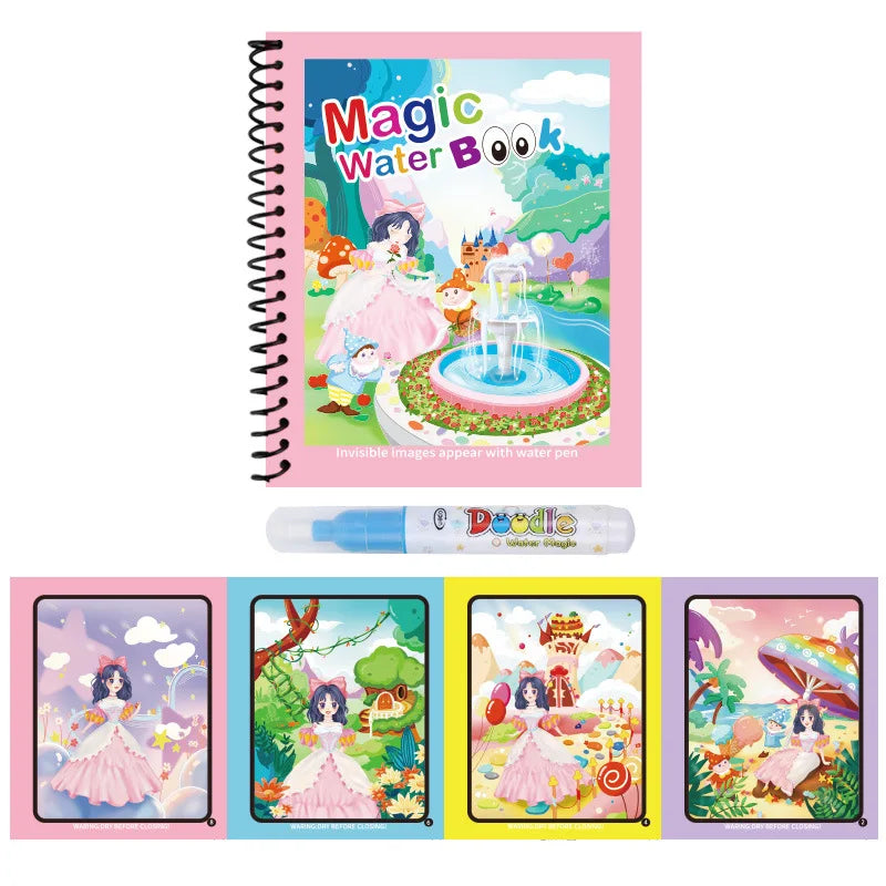 Magic Water Coloring Book