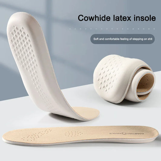 Leather Insoles – Arch Support Shock Absorbing Shoe Inserts